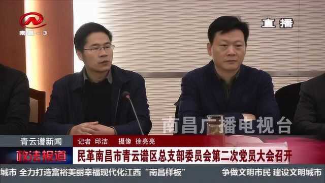 民革南昌市青云谱区总支部委员会第二次党员大会召开