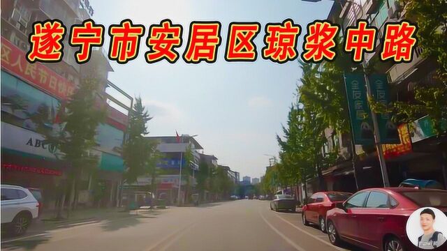 四川遂宁市:安居区这条街真繁华,是安居的主街道吗?