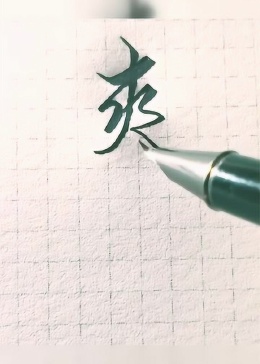 分享一个非常实用的爽字行书写法！是不是简单又好看啊！ - 腾讯视频