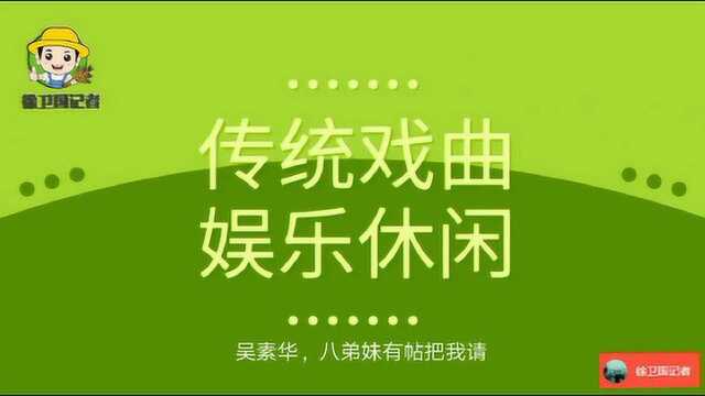 戏迷公园礼拜六,八弟妹有帖把我请,吴素华演唱