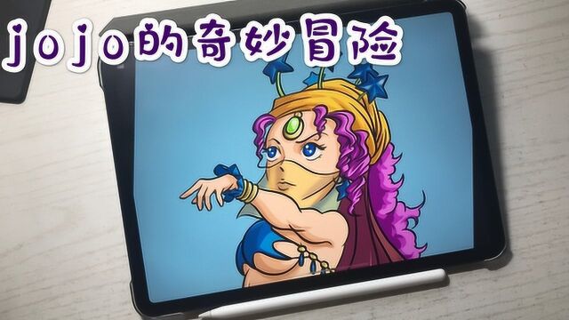 jojo:果然还是要上了色才好看,另类女教皇半身像送给大家