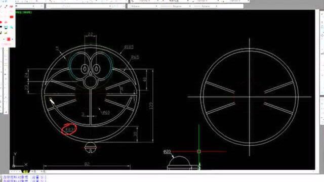 CAD绘图实例之哆啦A梦1