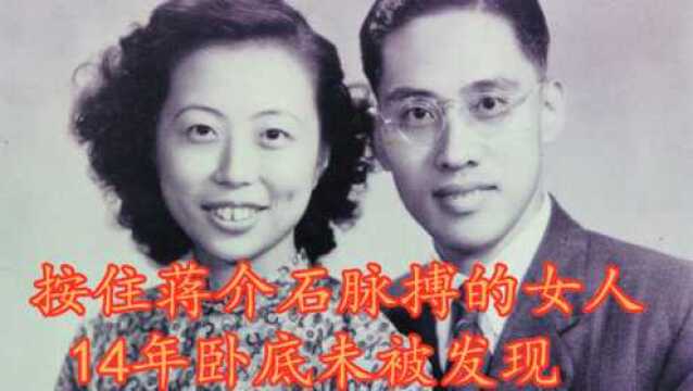 被誉为“按住蒋介石脉搏的女人”,在蒋介石身边潜伏14年从未暴露