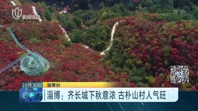 淄博:齐长城下秋意浓 古朴山村人气旺