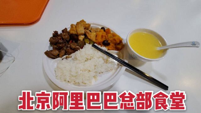 在北京阿里巴巴总部食堂吃饭,这价格太意外了,马云爸爸对员工就像对儿女