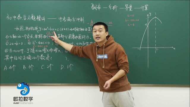 中考数学【满分冲刺13】二次函数图像选择题,切记分析图像避免计算