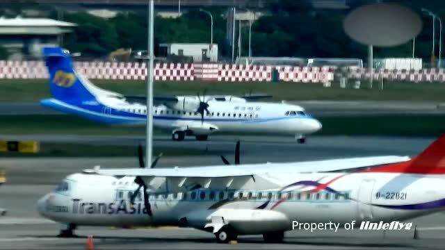 华信航空全新机型 ATR72600起降!