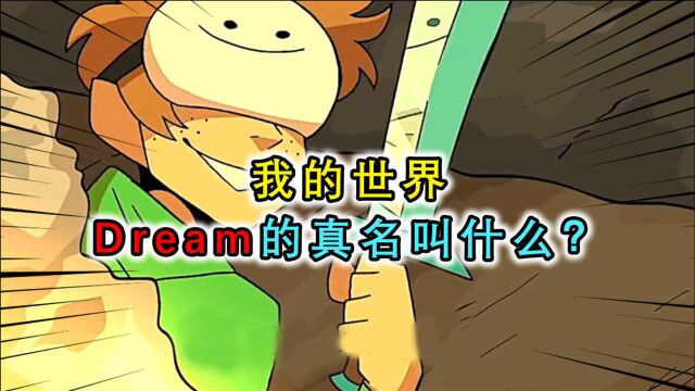 我的世界:Dream的真名叫什么?大神的资料揭秘,Dream有恐高症