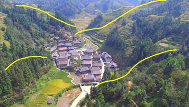 农村少见的莲花池之宝地,众山围绕,这才是百里挑一的人间宝地