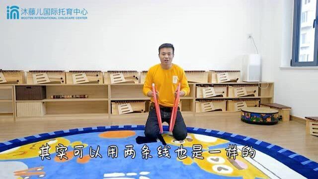 增强肢体力量幼儿运动练习幼儿体能锻炼《跳远游戏》