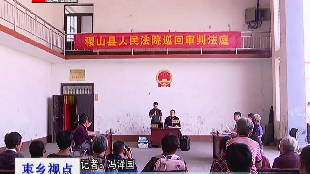 枣乡2 县人民法院:立足便民利民 开展巡回审判