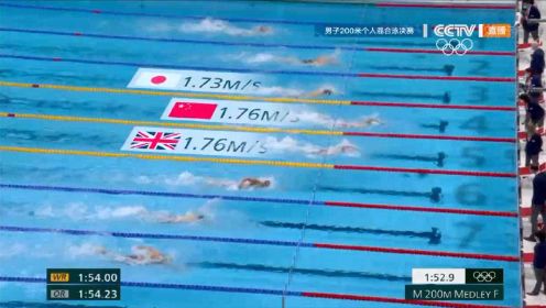 第16金！汪顺夺得游泳男子200米个人混合泳金牌！