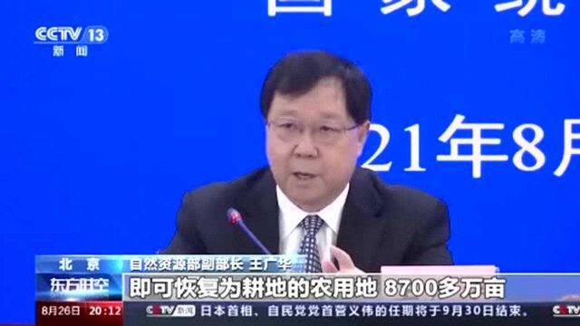 国土资源“家底”如何?这组数据给出答案