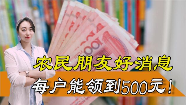 国家给农村老乡发钱了,每户500元,这“四类人”却领不到