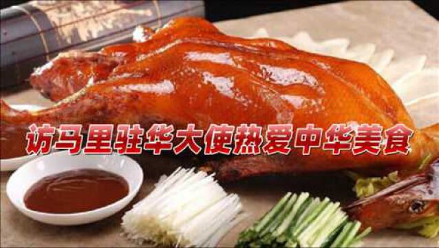 北京烤鸭、臭豆腐…中华美食大受好评,访马里驻华大使连忙点赞