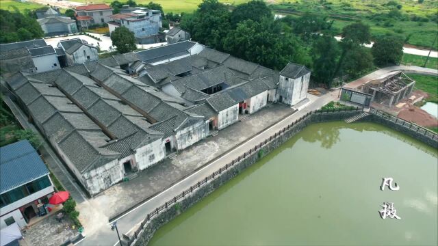 实拍河源名人阮啸仙故居,三进院落式客家民居建筑