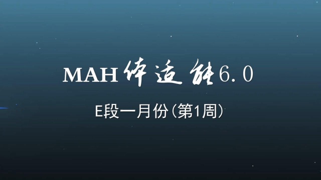 兰博文创研院:MAH儿童体适能6.0课程E段