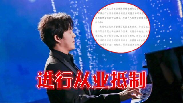 中国演出行业协会:对李云迪进行从业抵制