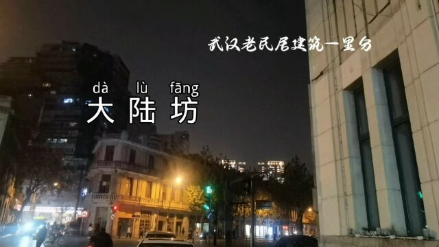 寻找武汉传统民居之大陆坊,许静老师作品