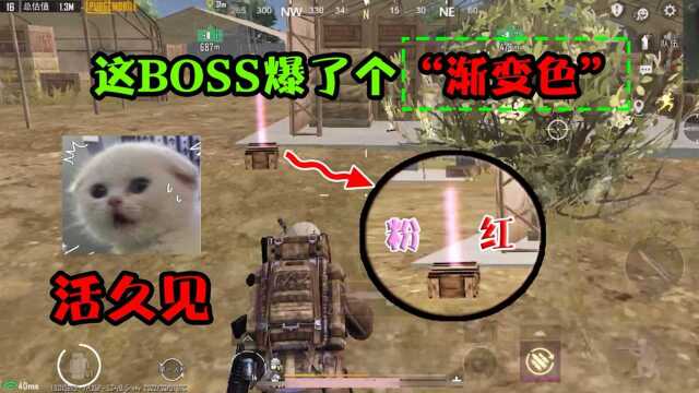 活久见!这BOSS竟然爆了个“渐变色”?又红又粉这到底爆了个啥