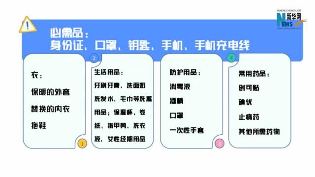 被通知隔离要准备哪些物品?这份清单请收好!