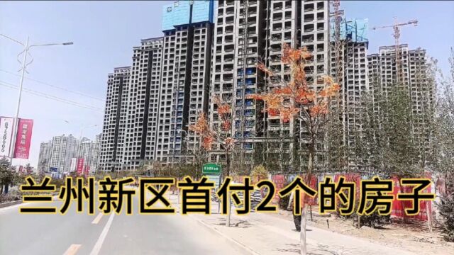 兰州新区东南片区,首付2个,