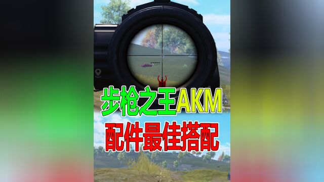 和平精英:步枪之王AKM,武器配件最佳选择