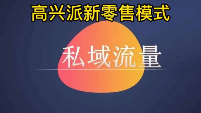 高兴派新零售模式方案解析