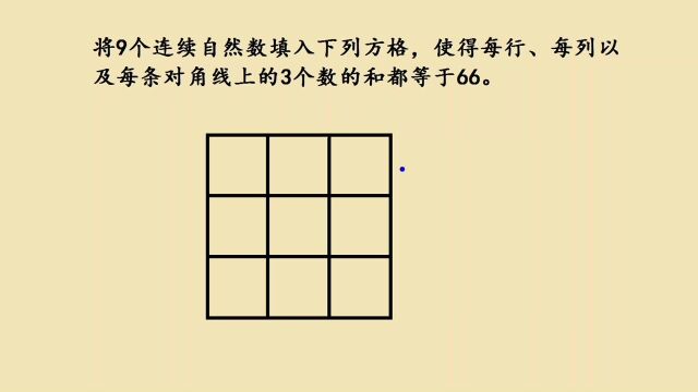 上海名校四年级期末考试题,三阶幻方,学会方法1分钟完事