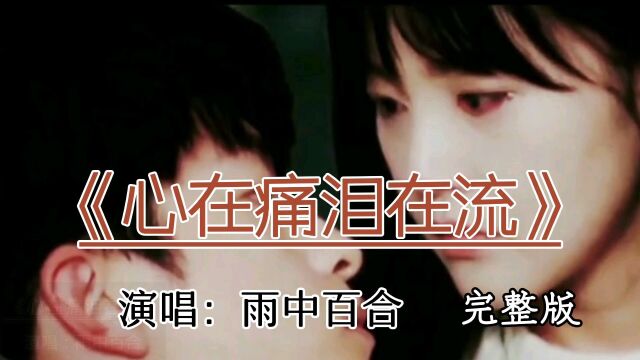 雨中百合演唱《心在痛泪在流》伤感动听,句句深情,听完心都碎了