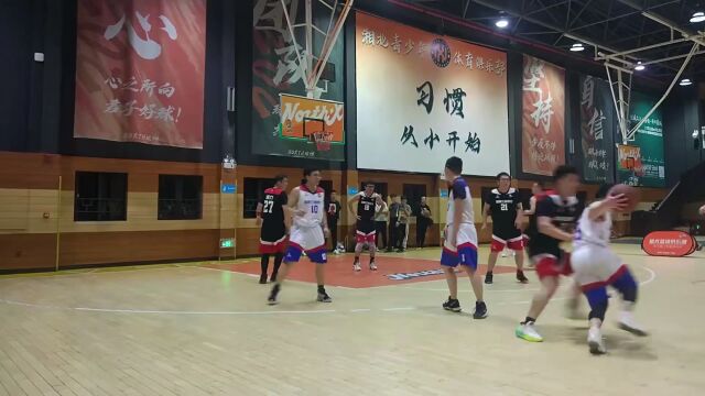 【湖南三湘银行第二届CSXBA篮球联赛】星火燎原队 VS 红湘队——胡振华20+10任不敌对手!