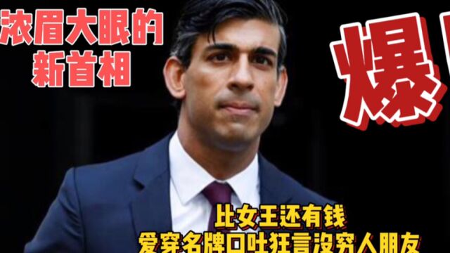 英国新首相:浓眉大眼比女王还有钱,爱穿名牌曾口吐狂言没有穷朋友