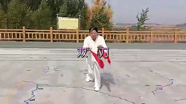 双刀表演