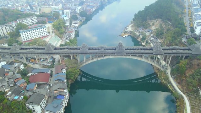 广西三江侗族自治县成立70周年,县城建成区翻天覆地变化