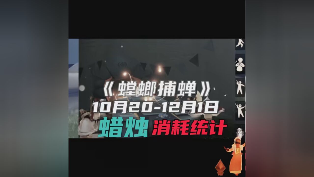 光遇10月20日—12月1日蜡烛消耗“统计”来咯.教你如何轻松拿下喜欢的物品 #sky光ⷩ‡ #光遇复刻 #光遇