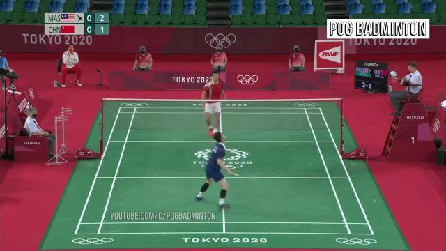 [1080P60FPS]  Lee Zii Jia VS Chen Long  Tokyo 2020 Olympics  Round of 16 FULL