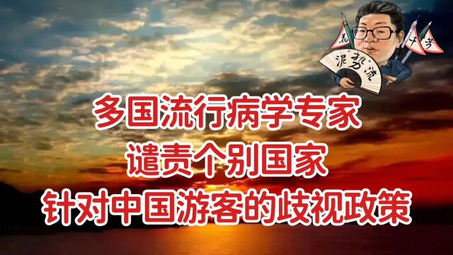 花千芳:多国流行病学专家,谴责个别国家针对中国游客的歧视政策