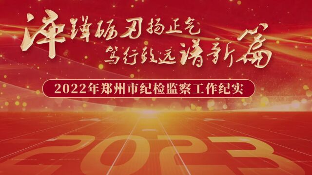 淬锋砺刃扬正气 笃行致远谱新篇2022年郑州市纪检监察工作纪实【完整视频】VA0