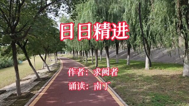 经典散文《日日精进》作者:求阙者