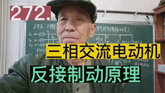 272.三相交流电动机反接制动原理……