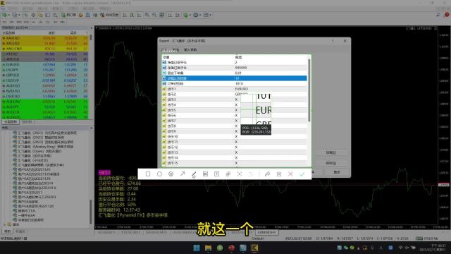 金字塔量化EA使用说明教程