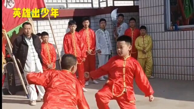 少年武术.强身健体.习武从孩子开始