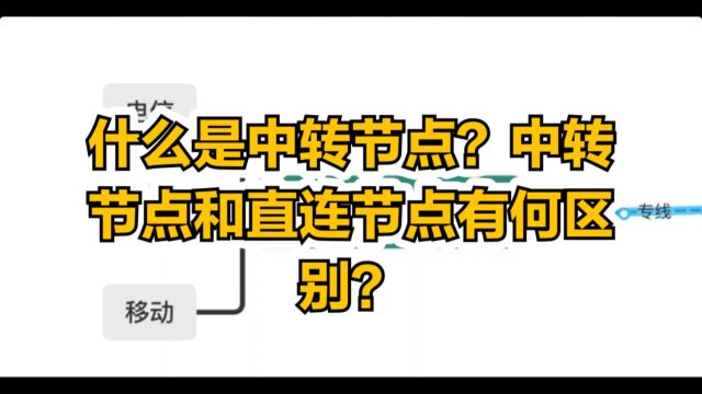 恒讯科技分析:什么是中转节点?中转节点和直连节点有何区别?