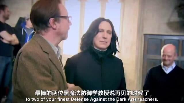 Alan不会生气的 他最喜欢小孩子了 小演员恶搞画的斯内普 他都有好好收藏#斯内普教授 #艾伦里克曼#哈利波特