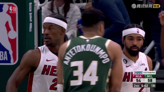 NBA季后赛 热火vs雄鹿全场回放