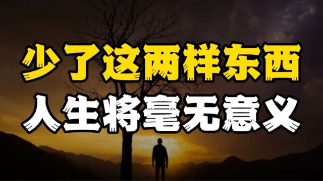 季羡林:绝大多数人生没有意义,主要是少了这两样东西