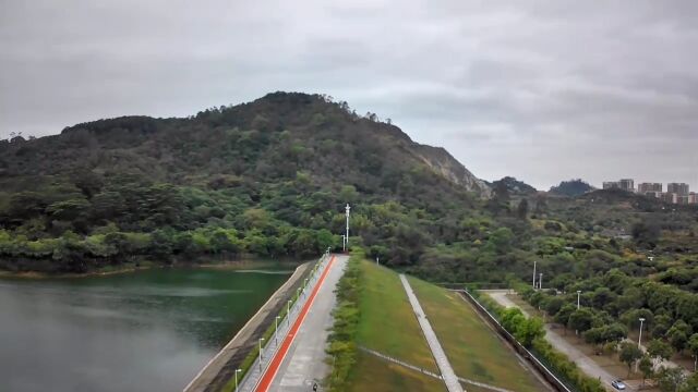 航拍天地:东莞市水濂山森林公园