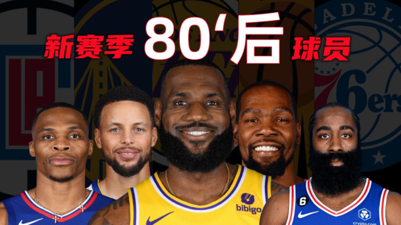 NBA仅存的“80后”球员:詹姆斯领衔37人,分布在20队