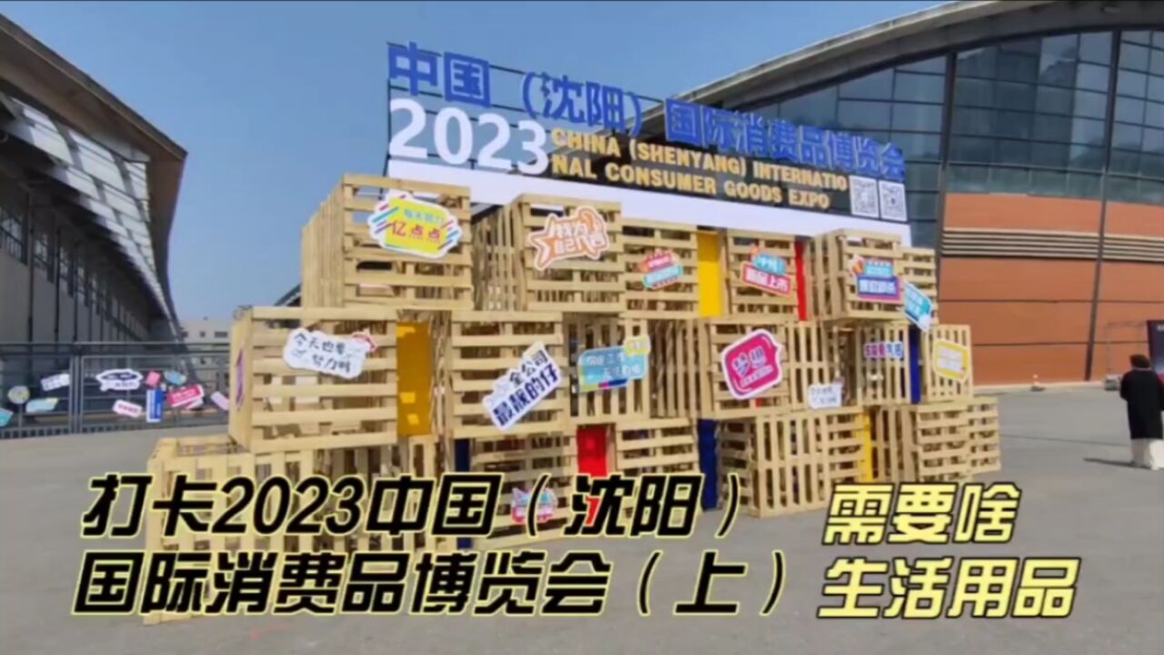 打卡2023中国(沈阳)国际消费品博览会(上),生活用品,吃喝