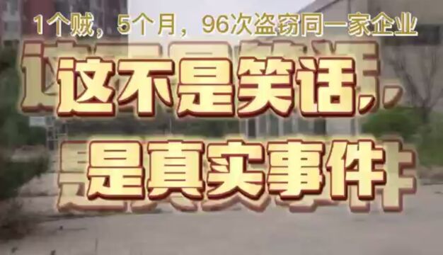 1个贼5个月96次盗窃沈阳新兴铜业连续发生特大盗窃案